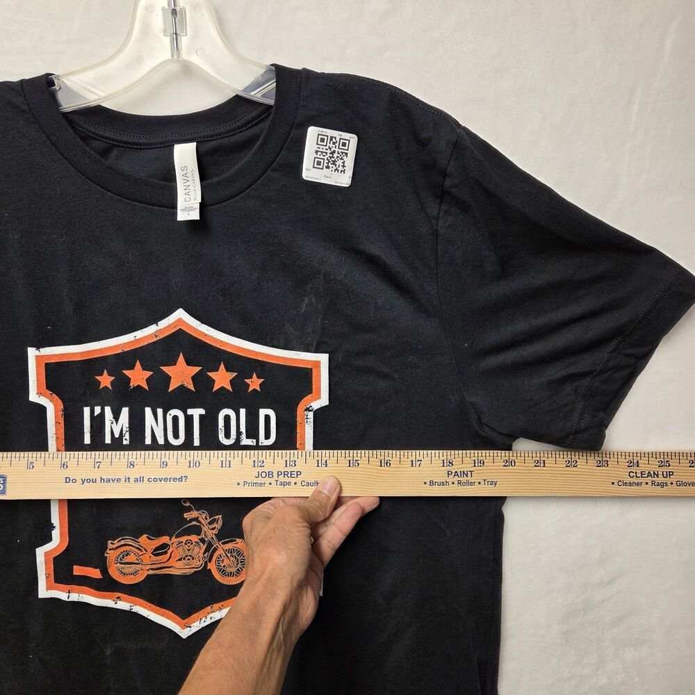 I'm Not Old I'm Classic Mens Black  T Shirt Motorcycle Motorbike Birthday - Picture 5 of 8